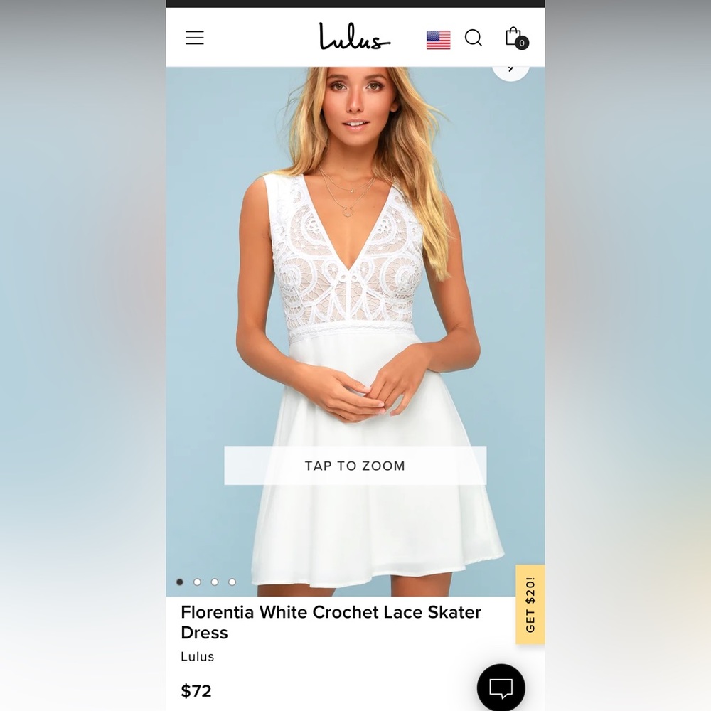 Florentia White Crochet Lace Skater Dress - Lulus